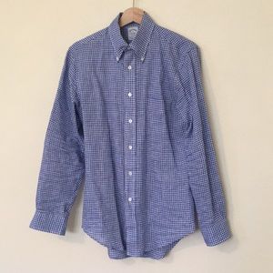 Brooks Brothers •checked dress shirt•